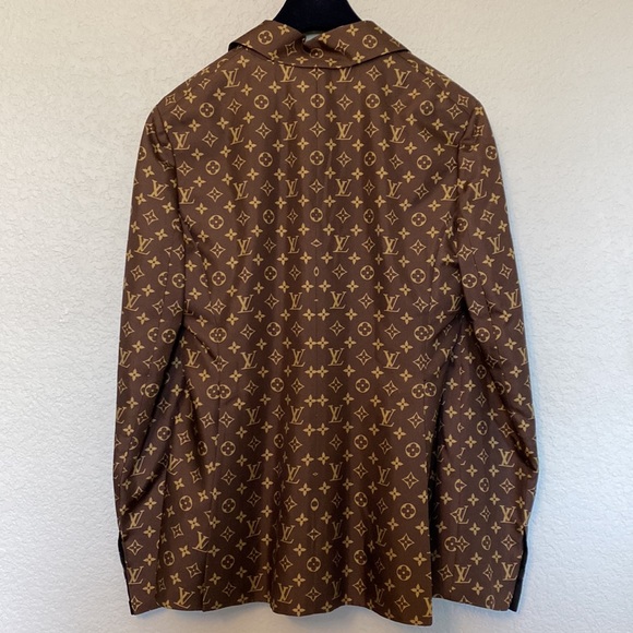 Louis Vuitton Monogram Silk Twill Blazer - 36 - Picture 4 of 11
